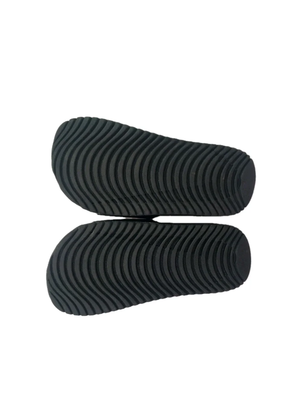 Nike Black Slide Sandals with White Swoosh - Kids Size 13c